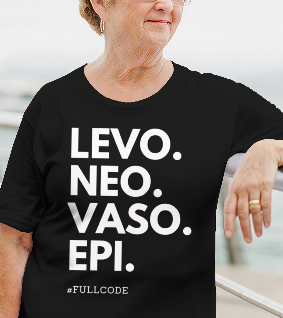 Levo Neo Vaso Epi Fullcode Text T-Shirt