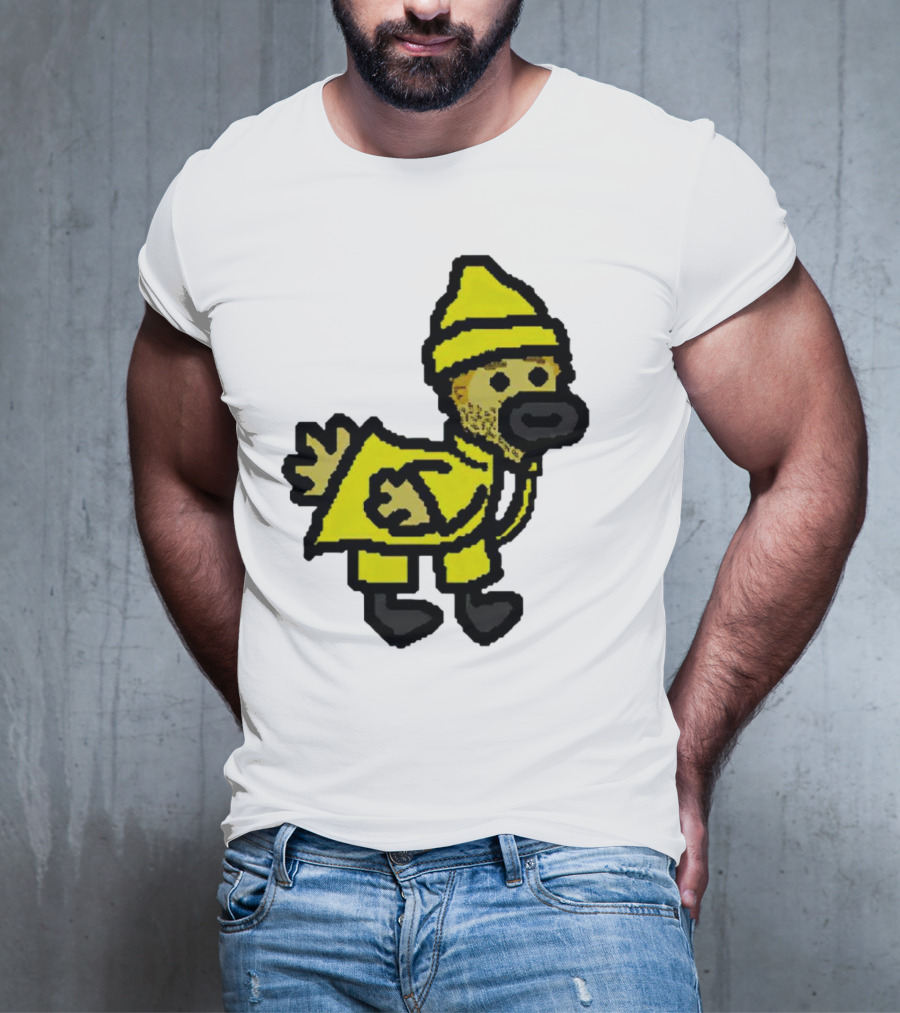 Fall Guy Gosling Bearded Yellow Raincoat Sprite T-Shirt
