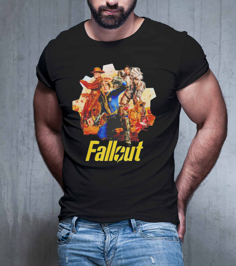 Fallout New Vegas Power Armor Dog旅者 T-Shirt