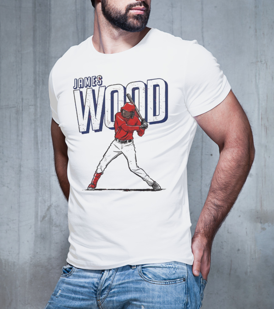 James Wood Washington Nationals Baseball Player T-Shirt
