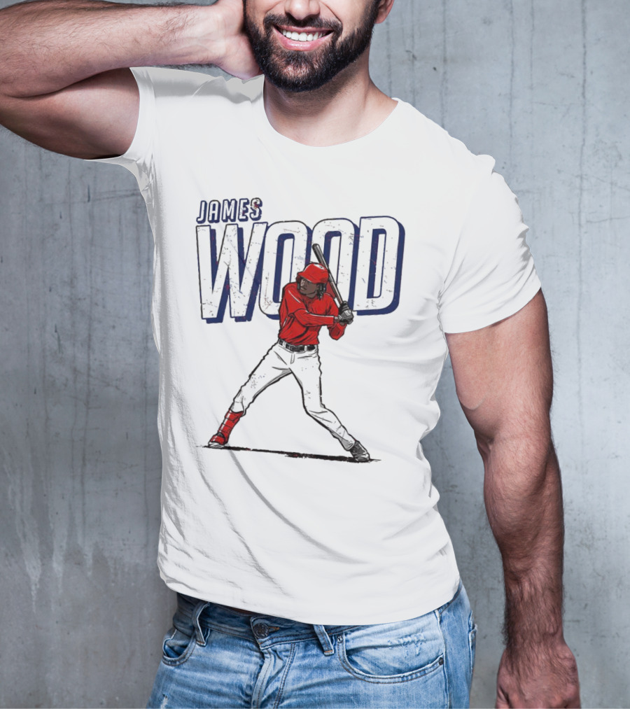 James Wood Washington Nationals Baseball Player T-Shirt
