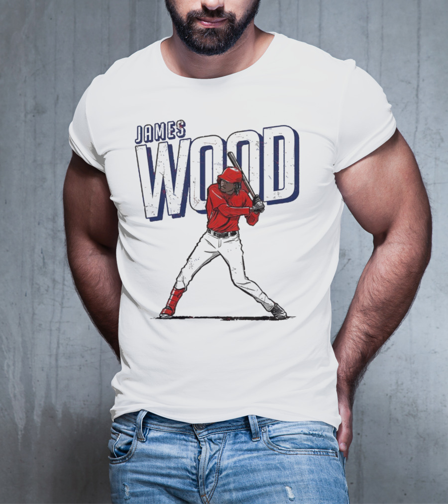 James Wood Washington Nationals Baseball Player T-Shirt