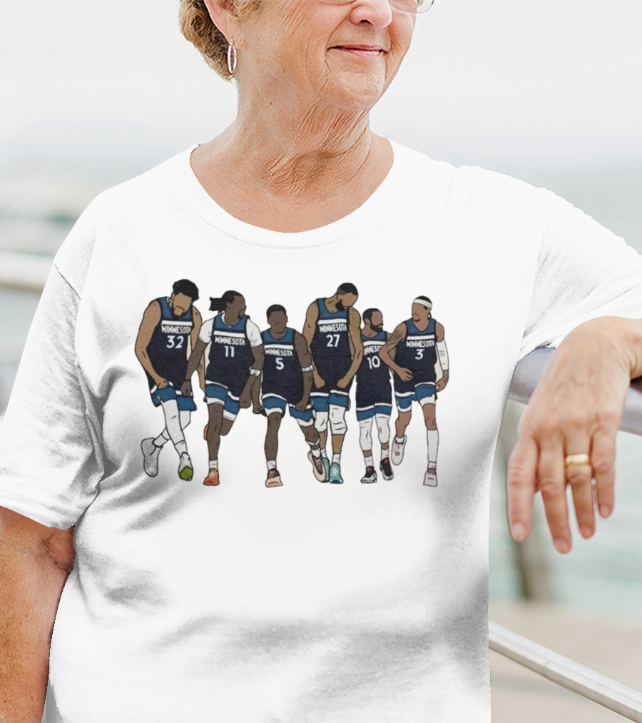 Kat Naz Ant Rudy Conley Amp Mcdaniels Minnesota Basketball Team Players T-Shirt