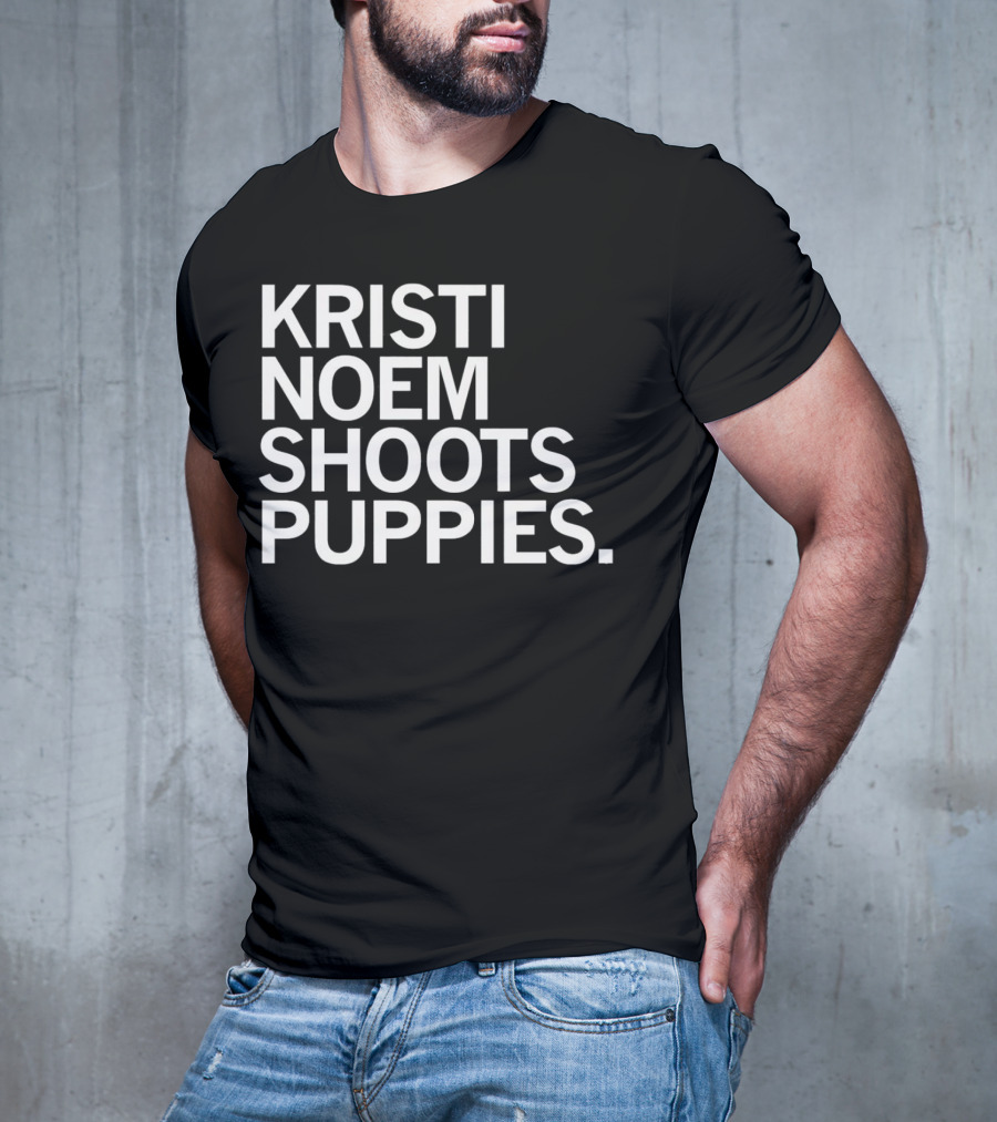 Kristi Noem Shoots Puppies Controversial T-Shirt