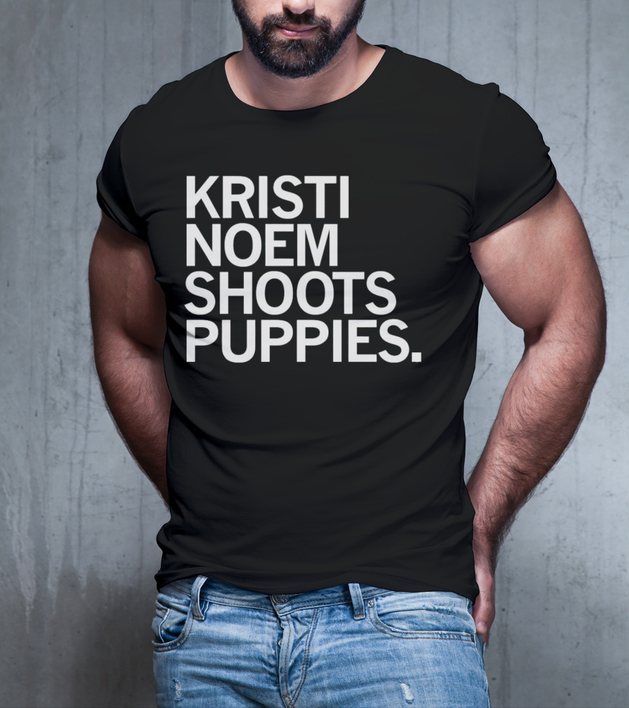 Kristi Noem Shoots Puppies Controversial T-Shirt