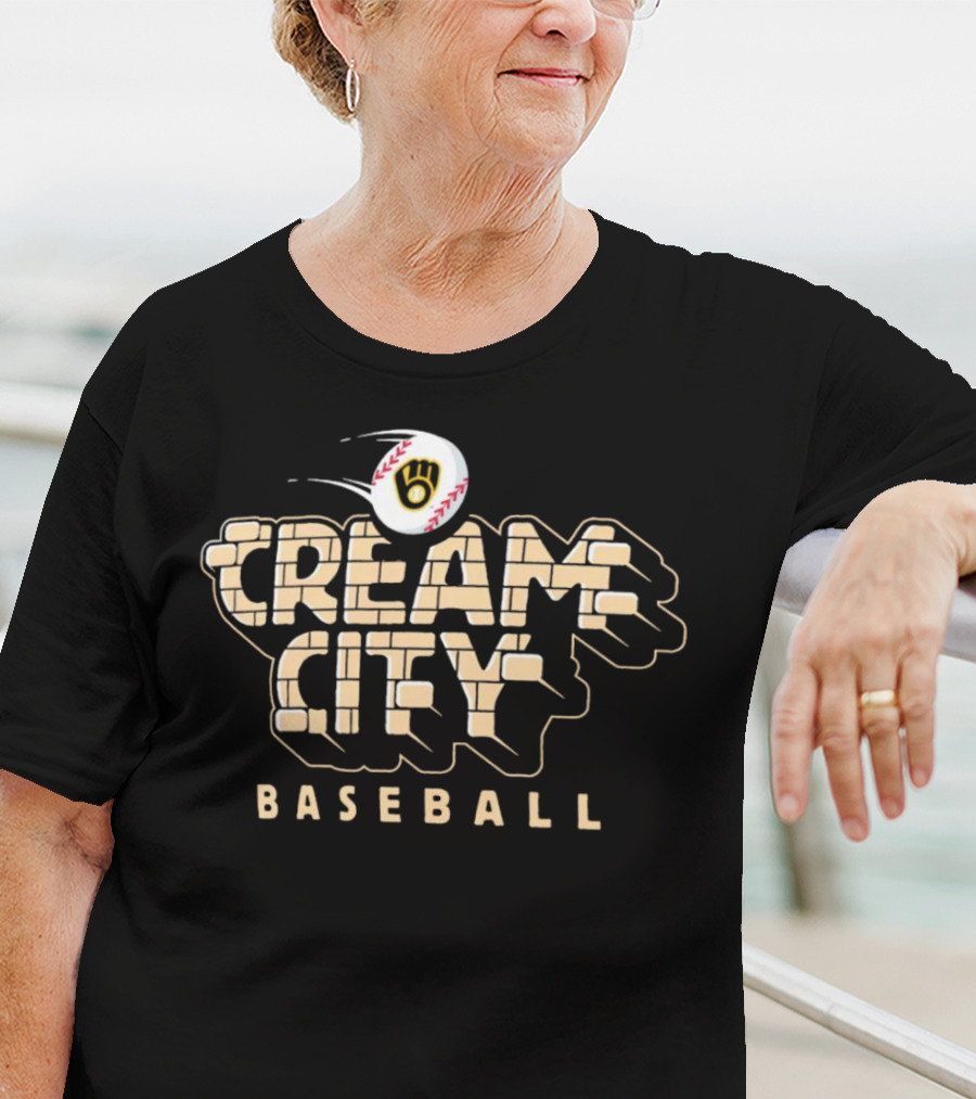 Milwaukee Brewers Cream City Baseball T-Shirt