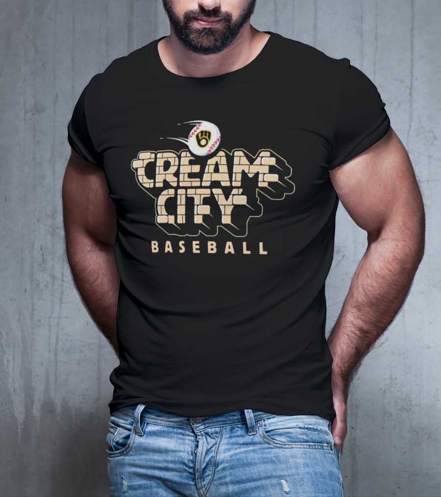 Milwaukee Brewers Cream City Baseball T-Shirt