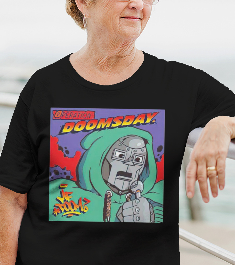 Operation Doomsday MF Doom Mask Hoodie Mic Comic T-Shirt