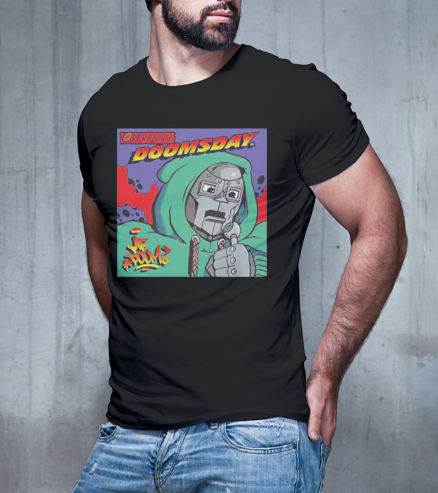Operation Doomsday MF Doom Mask Hoodie Mic Comic T-Shirt
