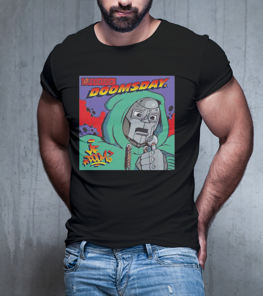 Operation Doomsday MF Doom Mask Hoodie Mic Comic T-Shirt