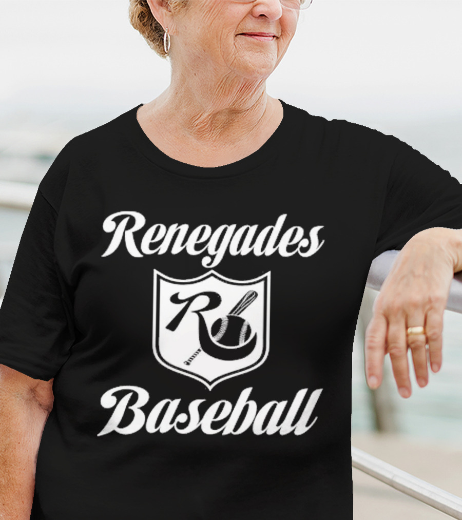 Renegades Baseball Steve Bartman Incident Shield T-Shirt