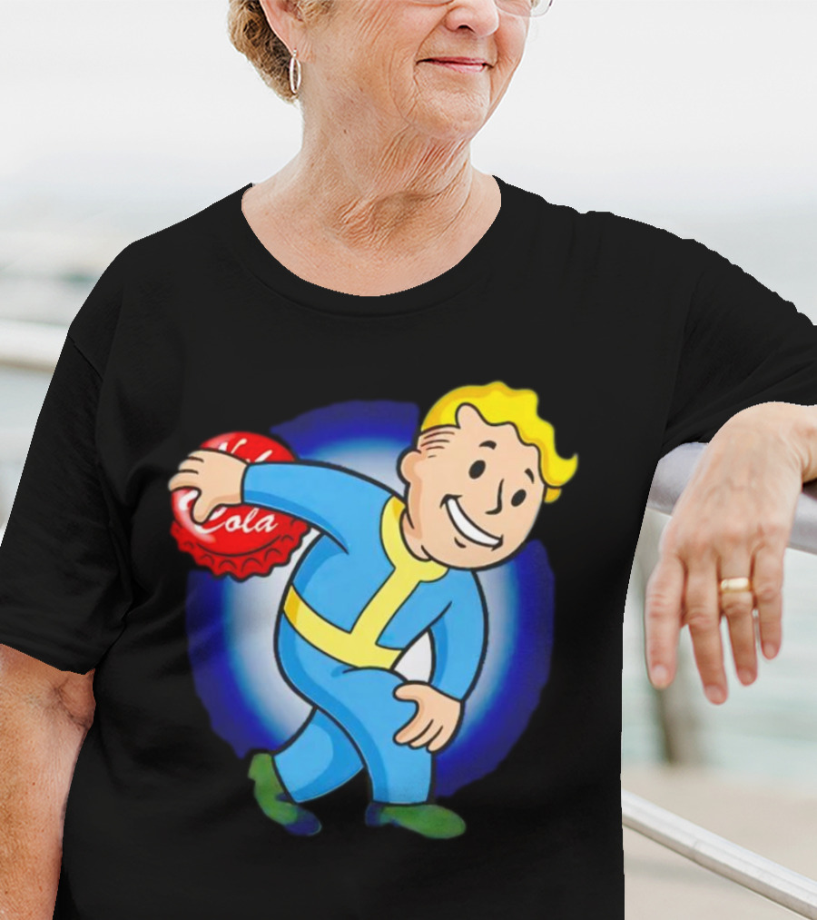 Vault Boy Nuka Cola Discobolus Pose T-Shirt