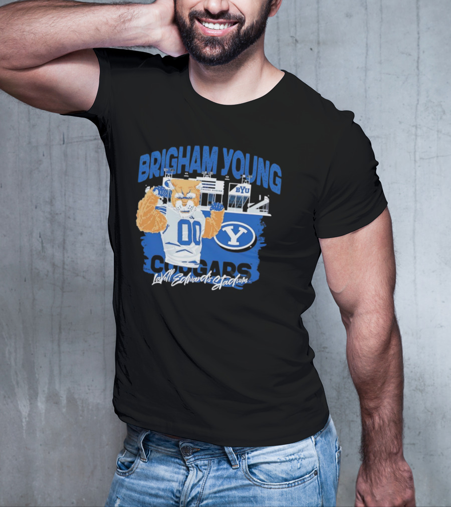 Brigham Young Cougars BYU Lavell Edwards Stadium T-Shirt