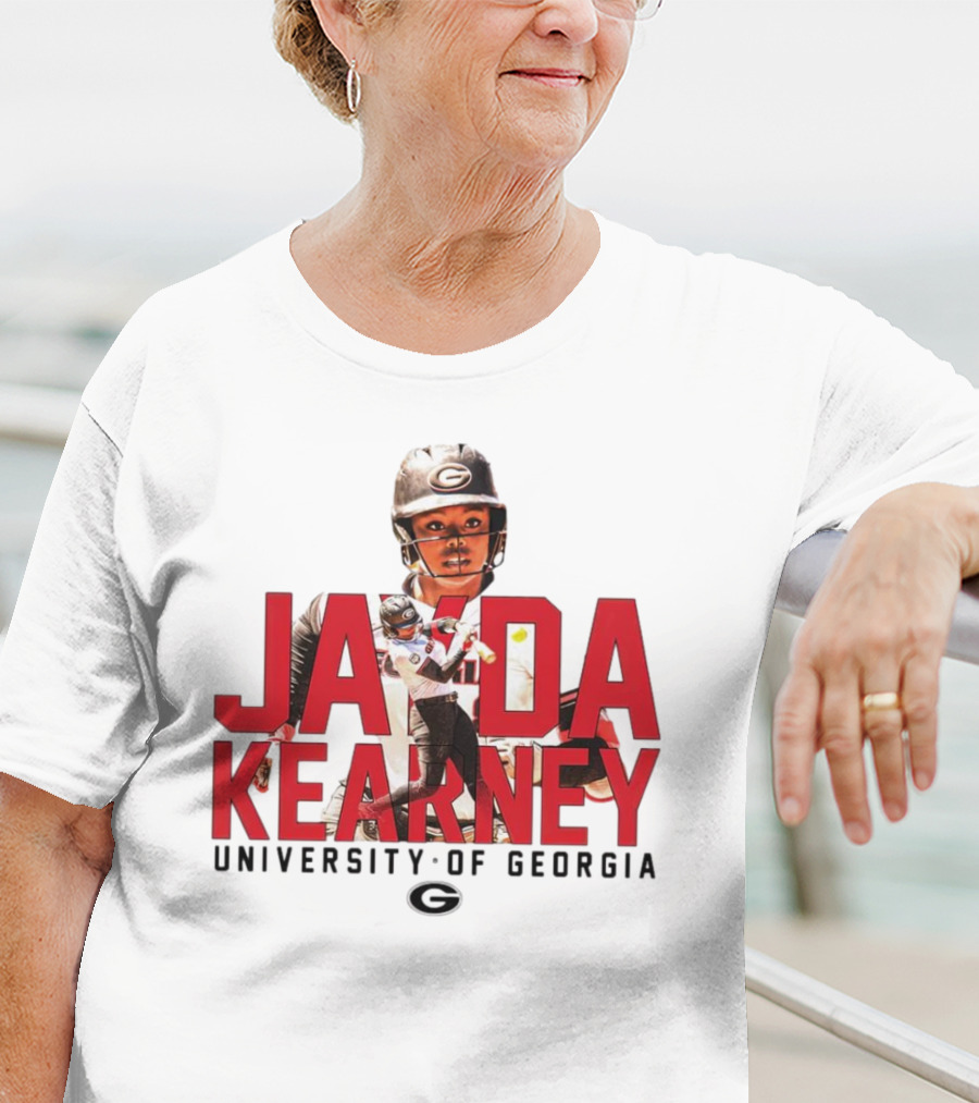 Jayda Kearney University Of Georgia Softball Player Collage T-Shirt