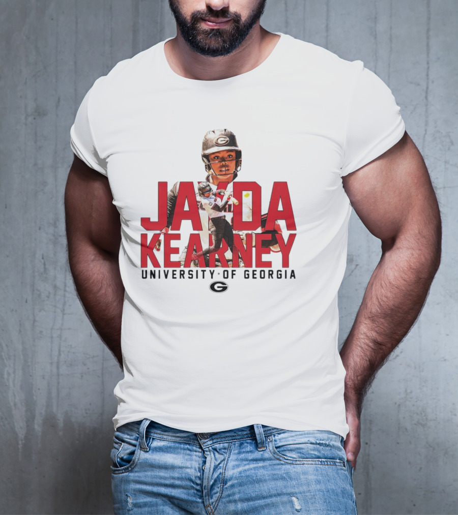 Jayda Kearney University Of Georgia Softball Player Collage T-Shirt
