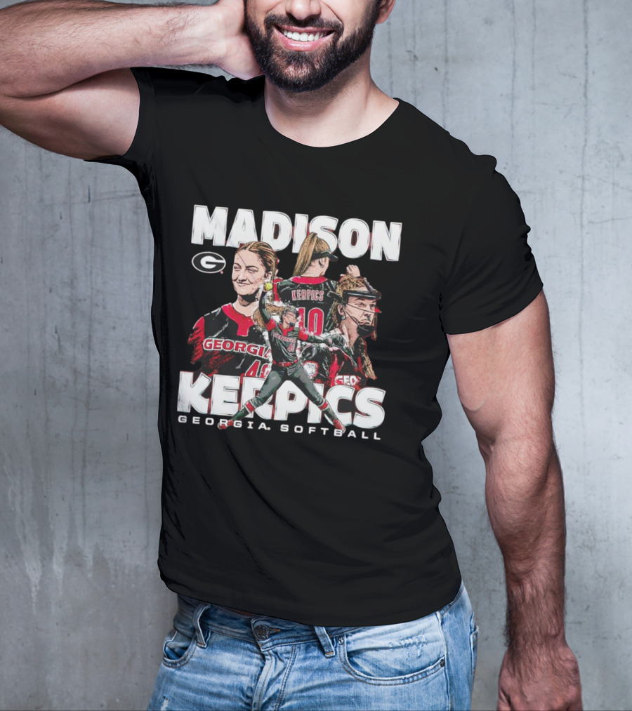 Madison Kerpics Georgia Softball NCAA Collage Player T-Shirt