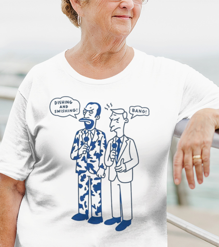 Dishing And Swishing Bang Speech Bubble Duo T-Shirt