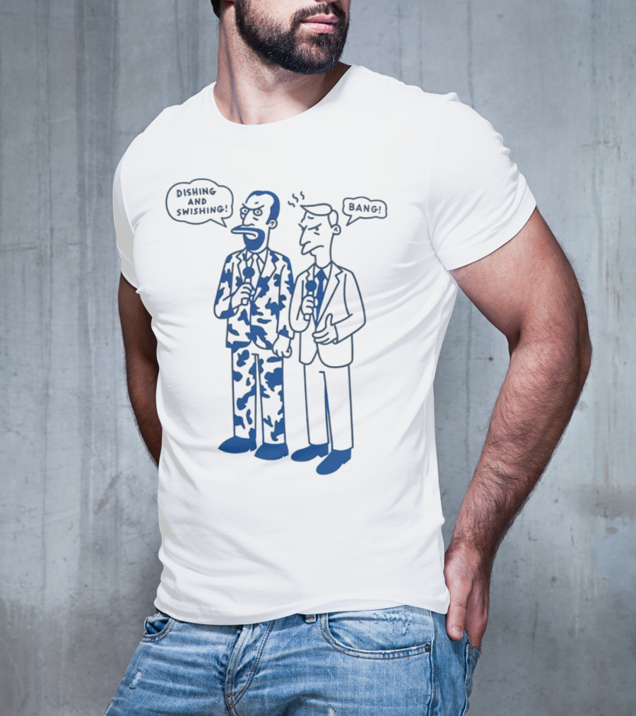 Dishing And Swishing Bang Speech Bubble Duo T-Shirt