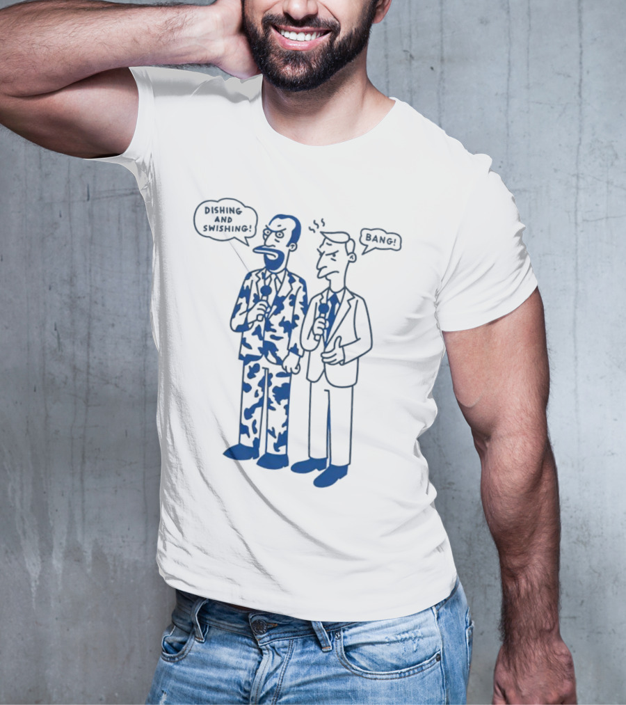 Dishing And Swishing Bang Speech Bubble Duo T-Shirt