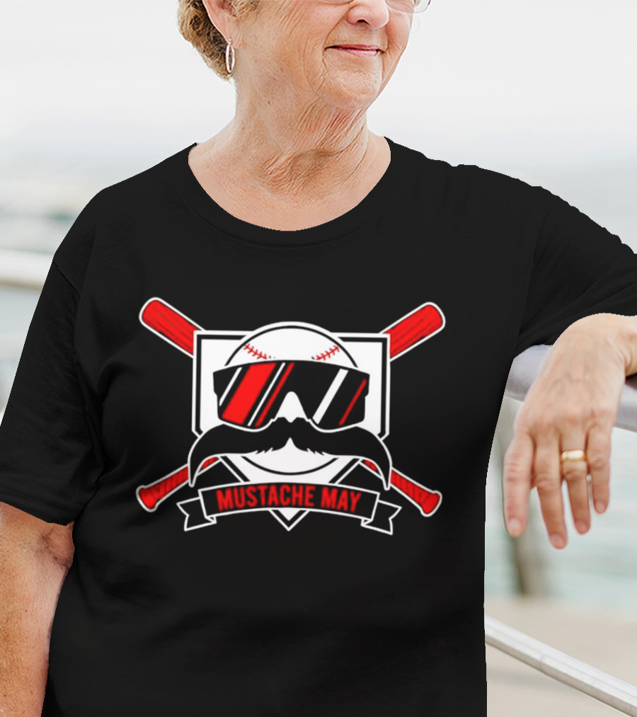 Mustache May San Francisco Giants Baseball T-Shirt