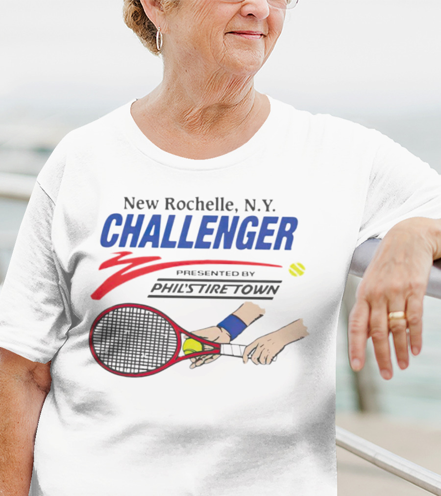 New Rochelle NY Challenger Tennis Tournament Presented By Philstiretown T-Shirt