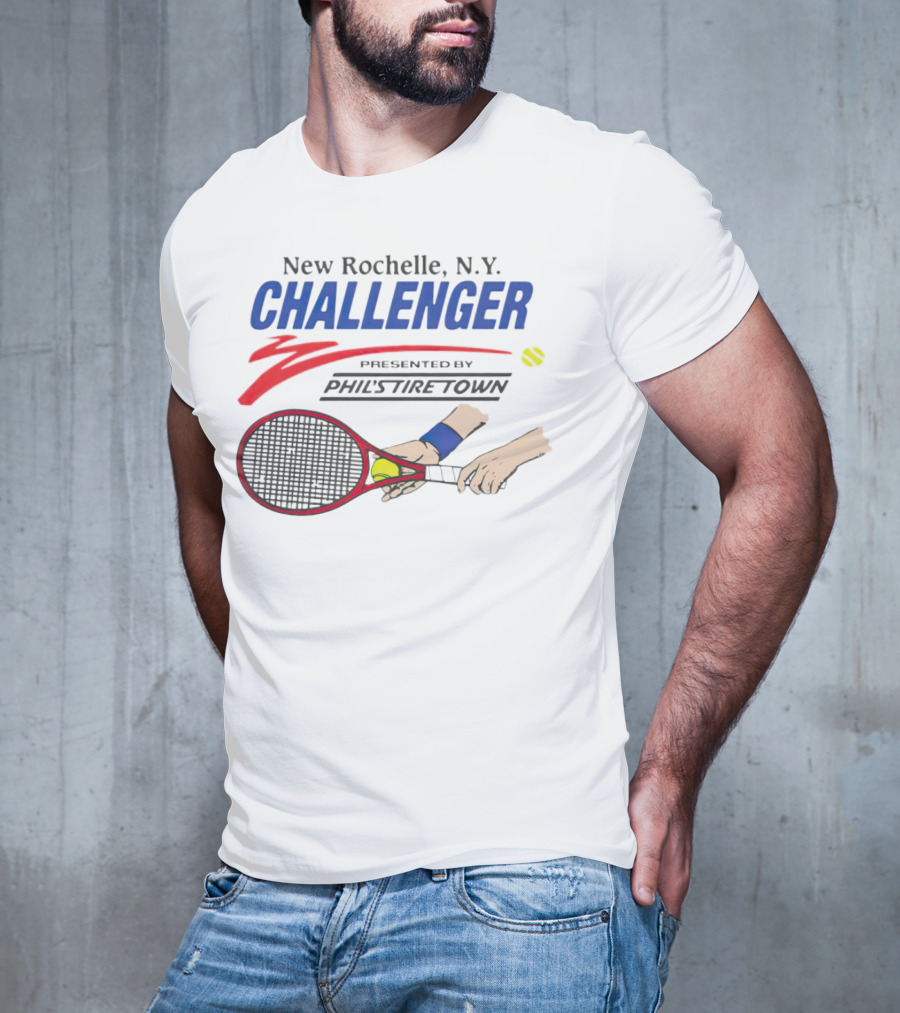 New Rochelle NY Challenger Tennis Tournament Presented By Philstiretown T-Shirt