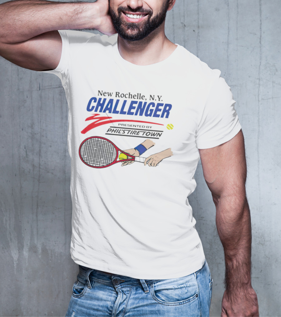New Rochelle NY Challenger Tennis Tournament Presented By Philstiretown T-Shirt