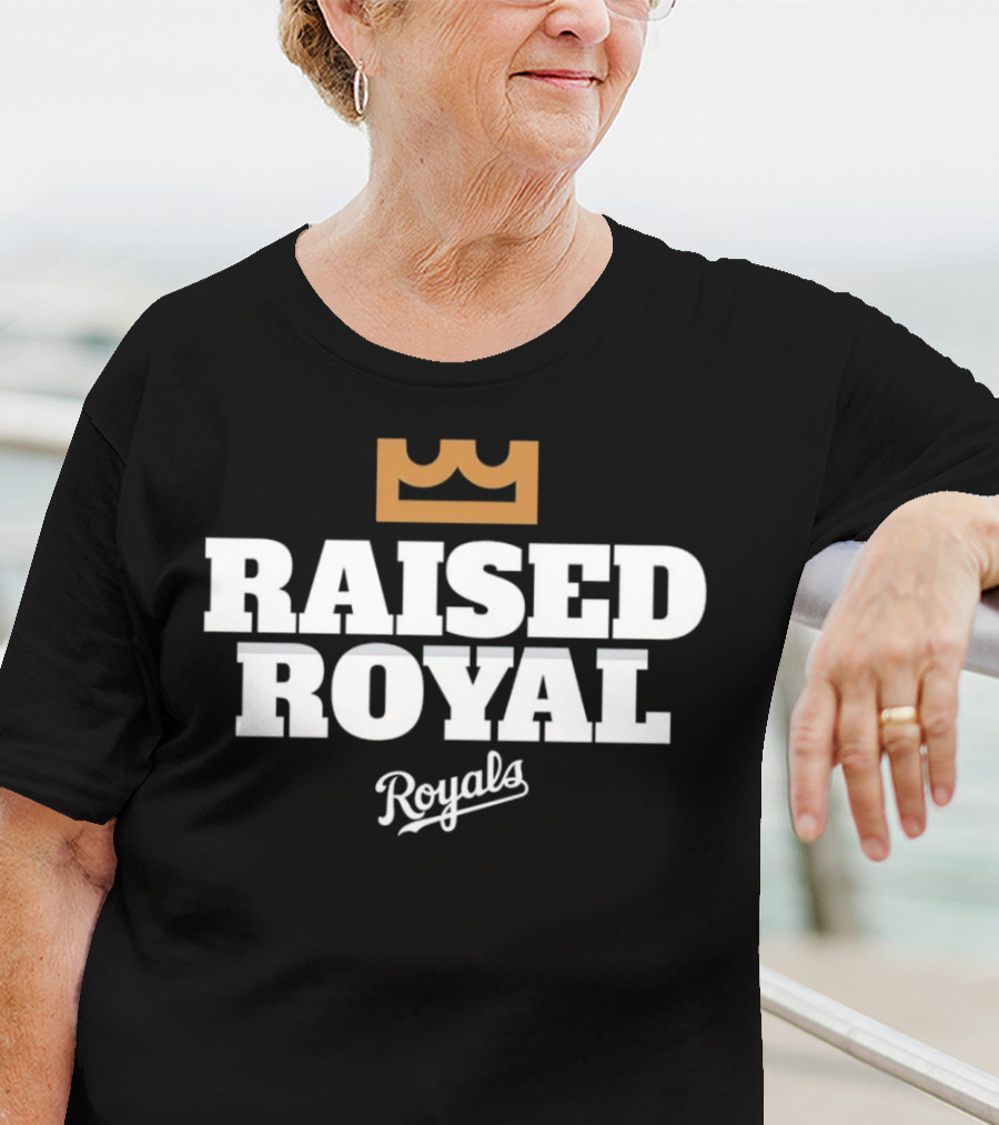 Raised Royal Kansas City Royals Baseball T-Shirt