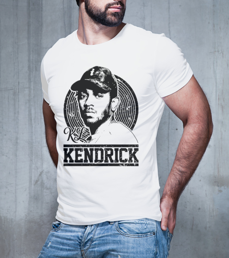 Kendrick Lamar KL Iconic Tribute Circular T-Shirt