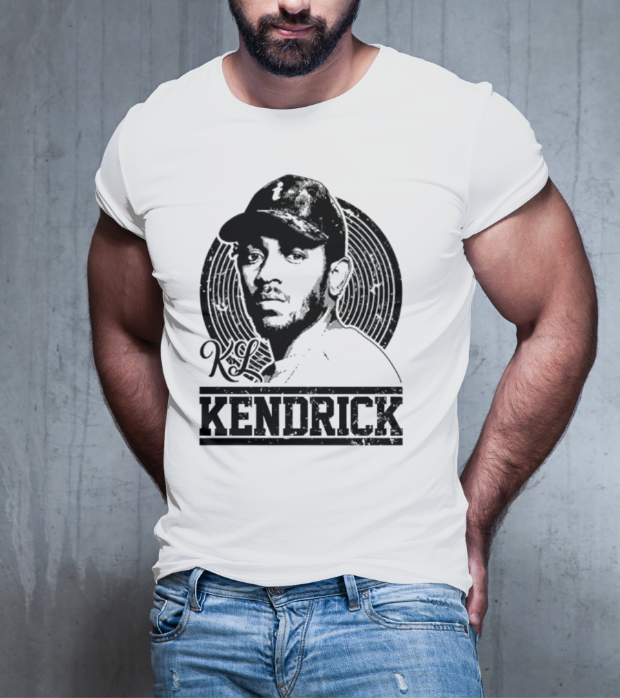 Kendrick Lamar KL Iconic Tribute Circular T-Shirt