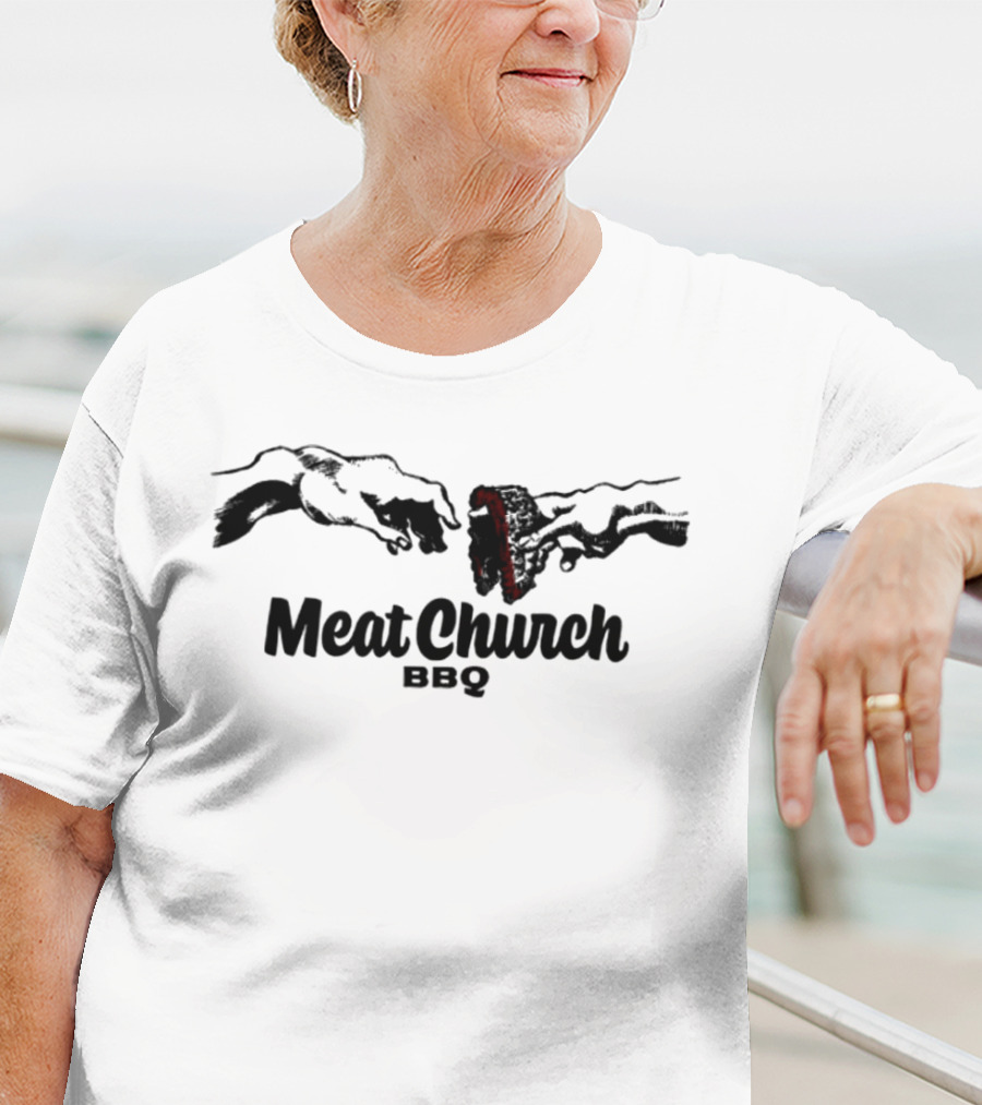 Meat Church BBQ Creation Hands Rib Iconic T-Shirt