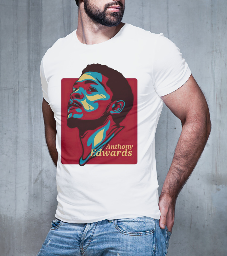 Anthony Edwards Minnesota Timberwolves NBA Player T-Shirt