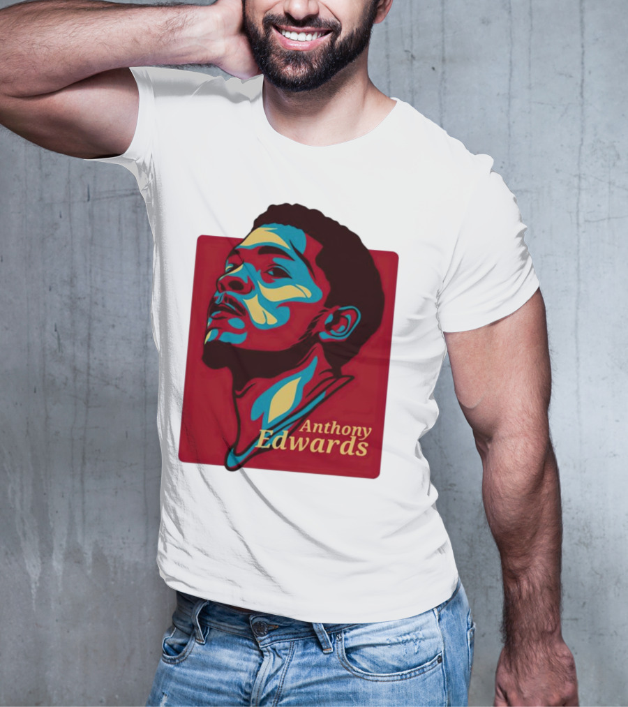 Anthony Edwards Minnesota Timberwolves NBA Player T-Shirt