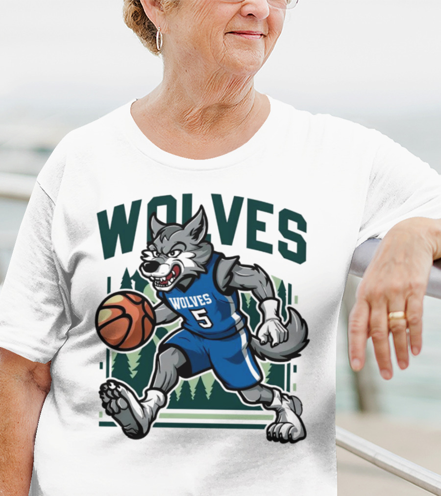 Wolves Basketball Vintage Minnesota Timberwolves T-Shirt