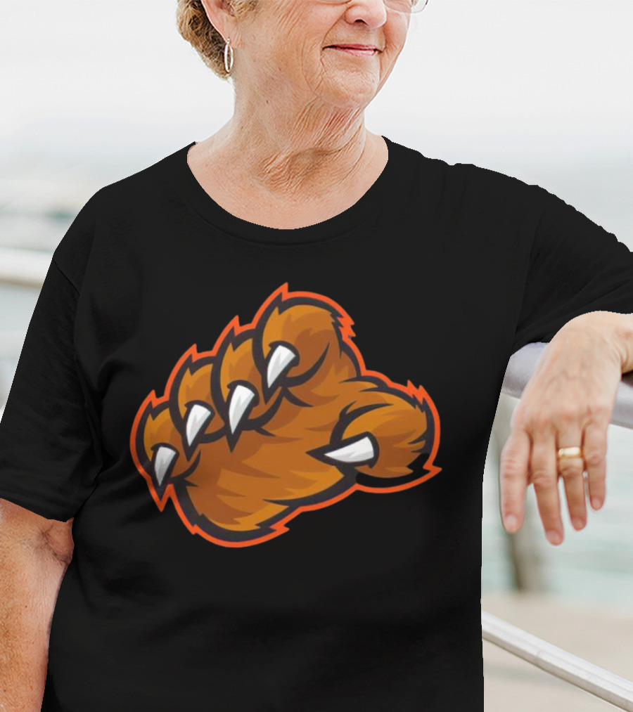 The Claw Bears Football Fierce Paw T-Shirt