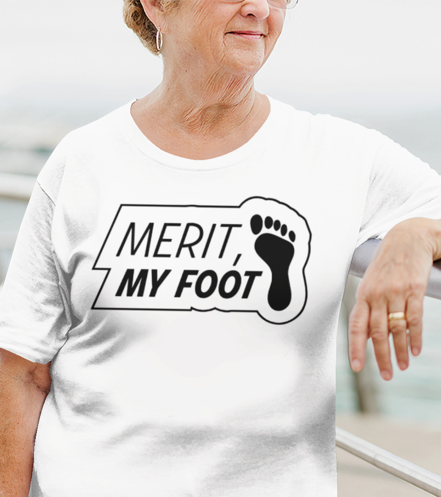 Merit My Foot Footprint T-Shirt