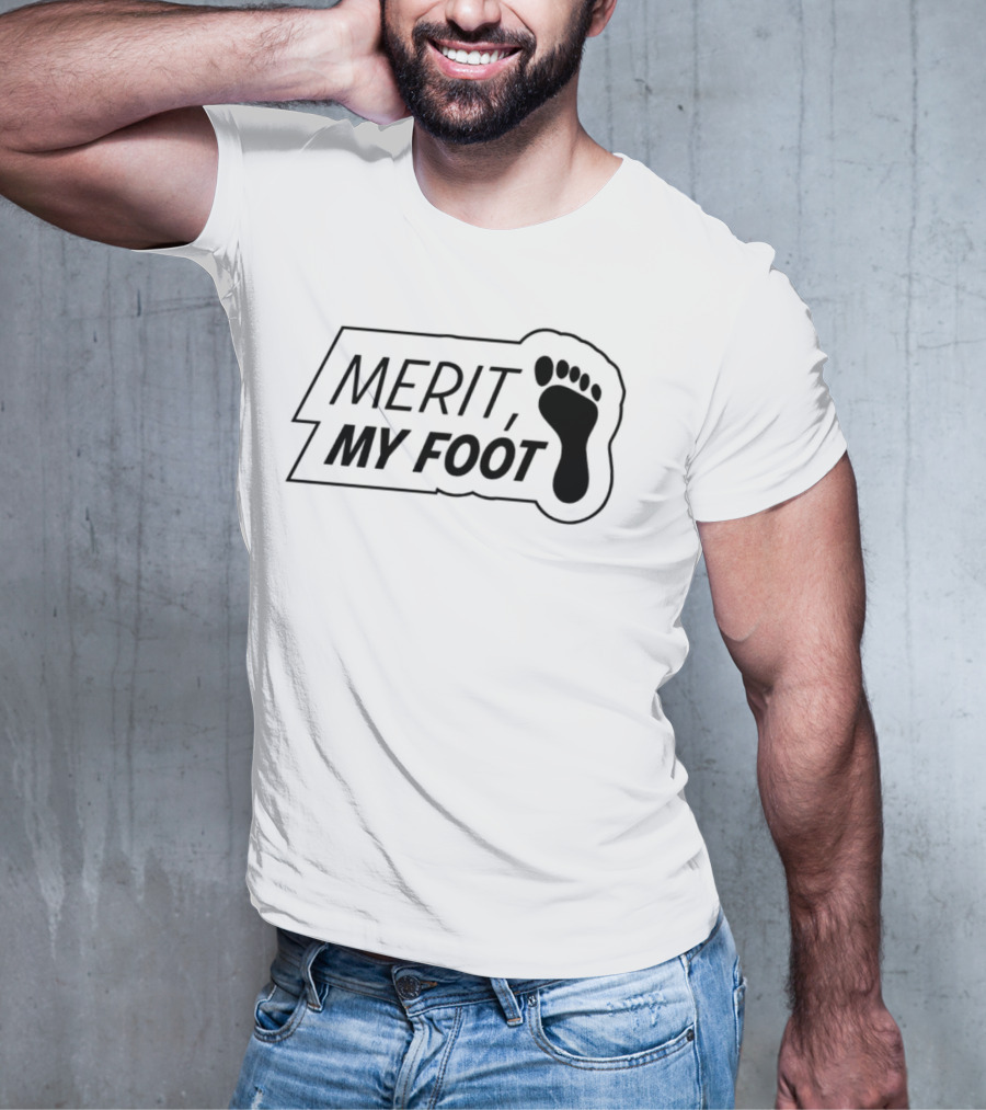 Merit My Foot Footprint T-Shirt
