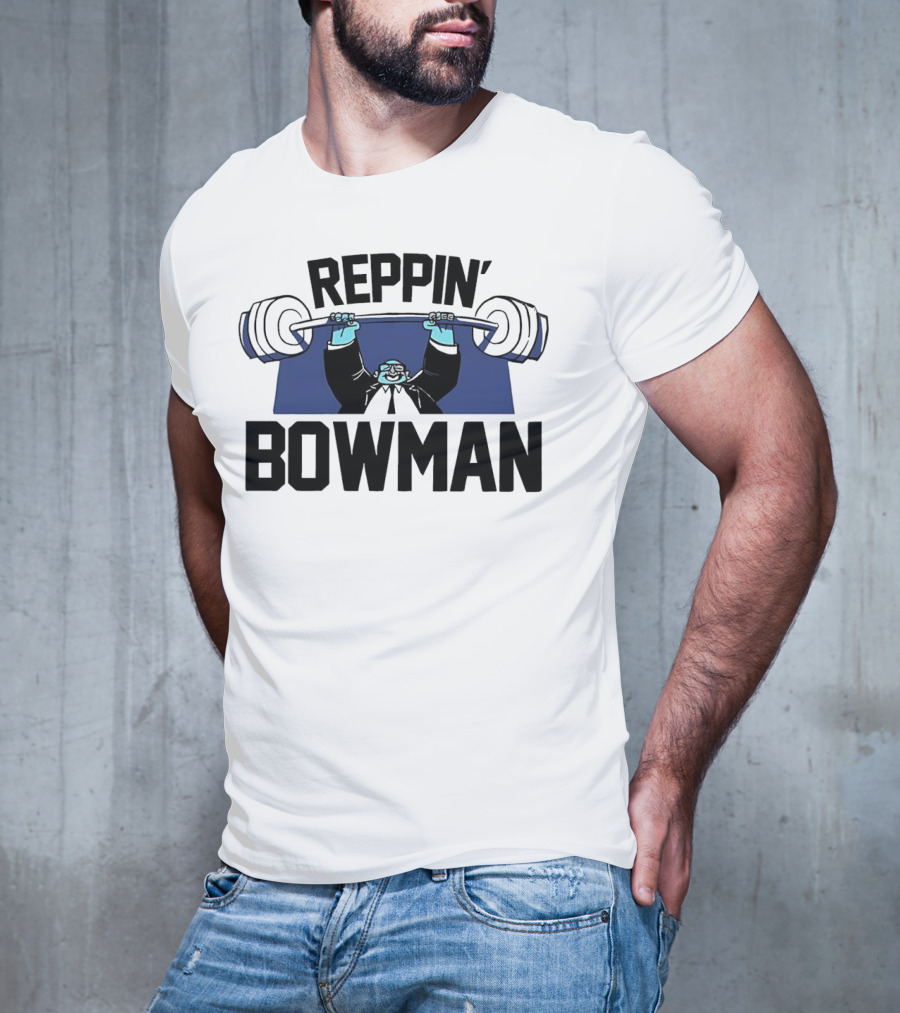 Reppin Bowman Fitness Lifting T-Shirt