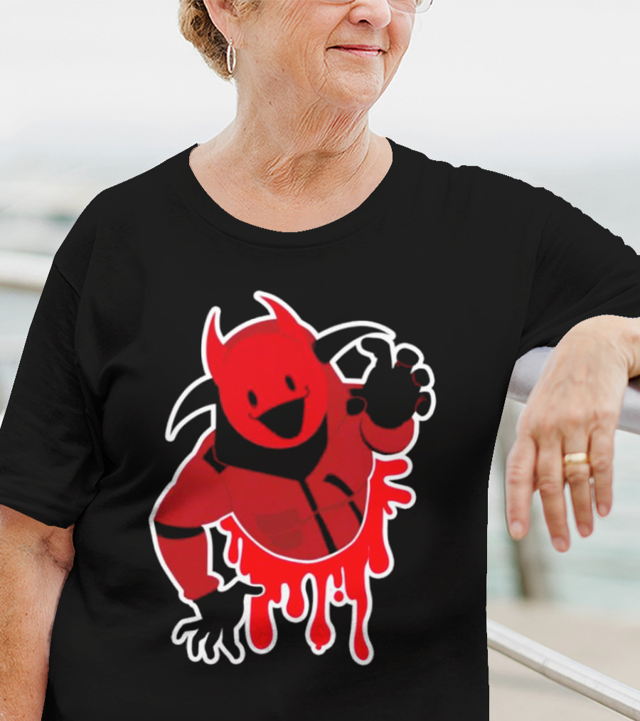 Reddsmess Get Over Here Fall Guy Devil Costume T-Shirt