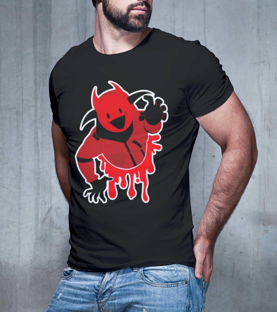 Reddsmess Get Over Here Fall Guy Devil Costume T-Shirt