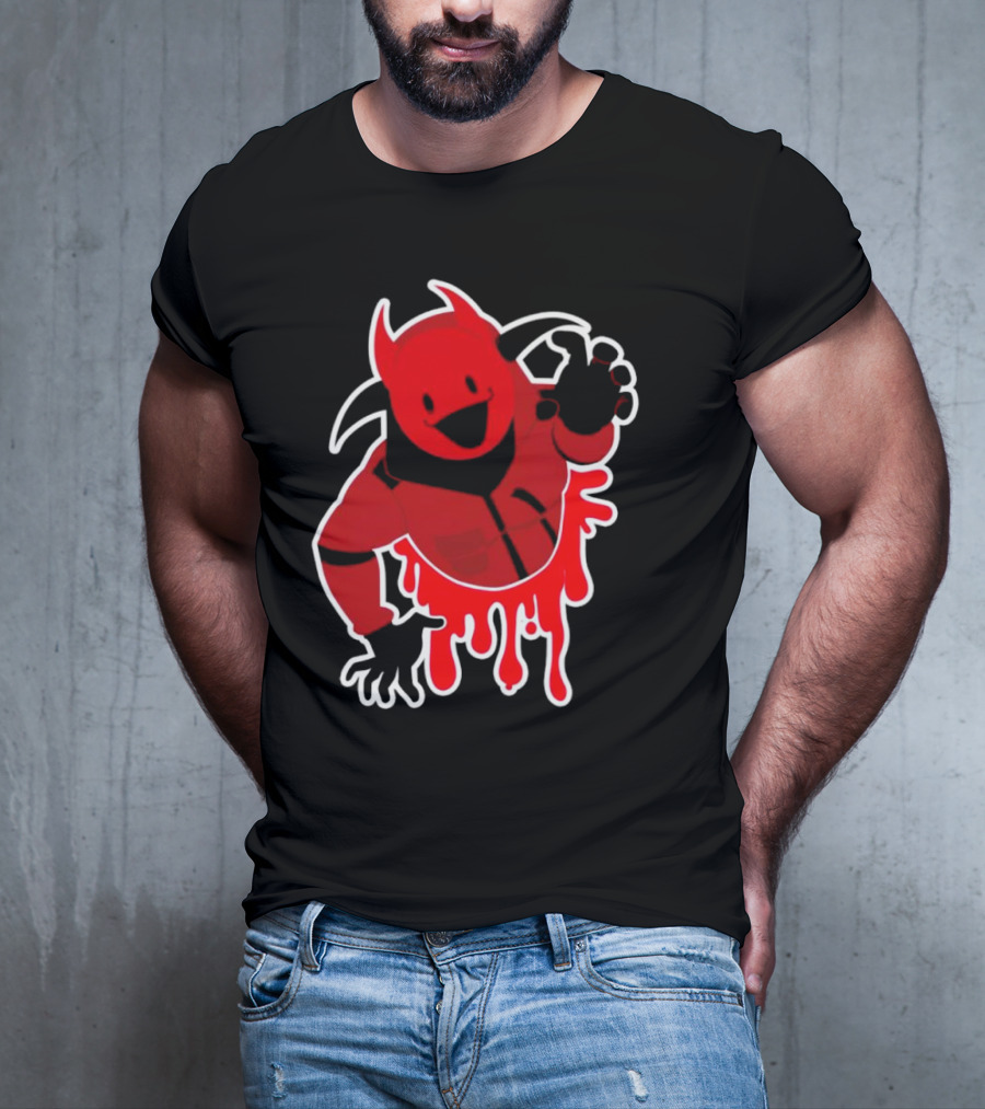 Reddsmess Get Over Here Fall Guy Devil Costume T-Shirt