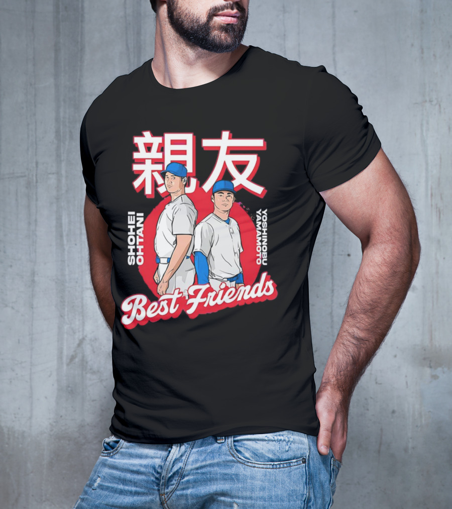 Shohei Ohtani Yoshinobu Yamamoto Best Friends Dodgers T-Shirt