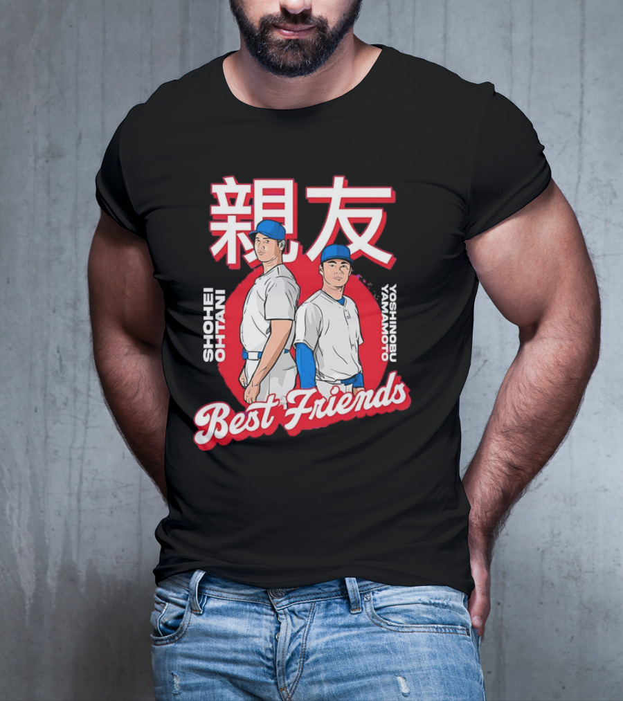 Shohei Ohtani Yoshinobu Yamamoto Best Friends Dodgers T-Shirt