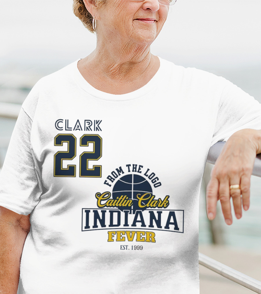 Clark 22 From The Logo Caitlin Clark Indiana Fever Est. 1999 Basketball T-Shirt