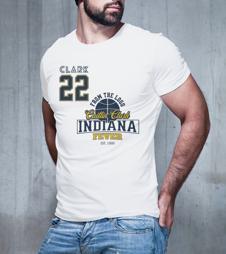 Clark 22 From The Logo Caitlin Clark Indiana Fever Est. 1999 Basketball T-Shirt