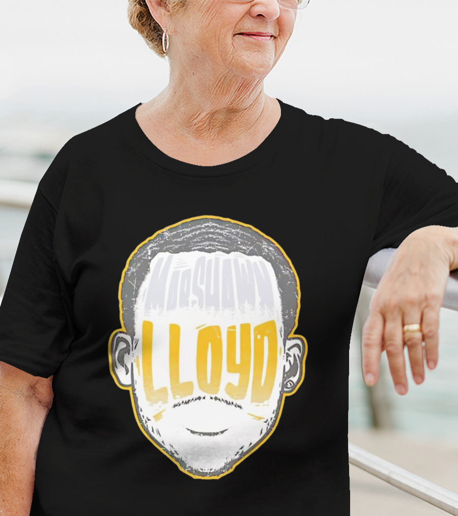 MarShawn Lloyd Face Illustration Football Packers Influence T-Shirt