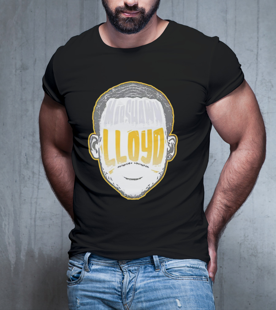 MarShawn Lloyd Face Illustration Football Packers Influence T-Shirt