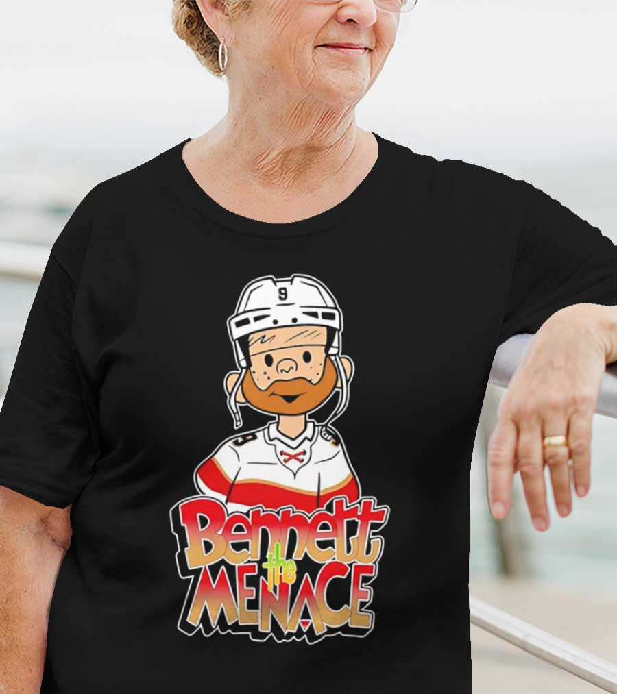 Bennett The Menace Florida Panthers Hockey Sam Bennett T-Shirt