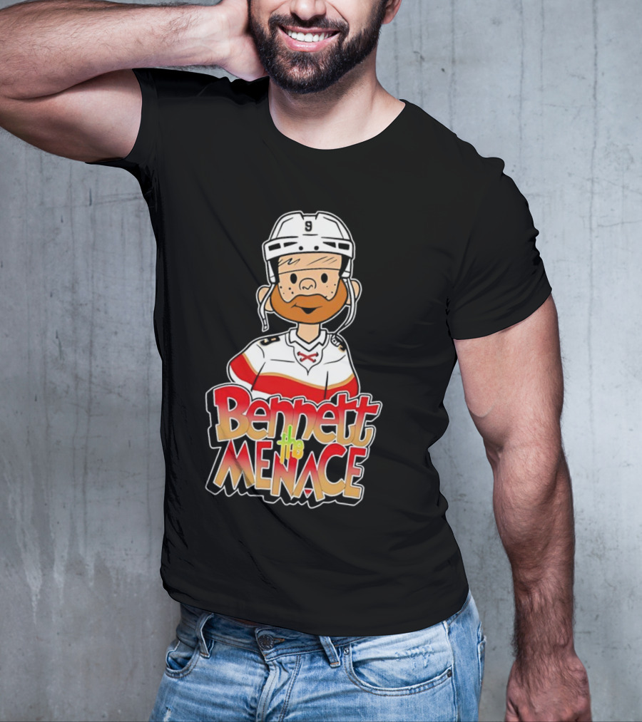 Bennett The Menace Florida Panthers Hockey Sam Bennett T-Shirt