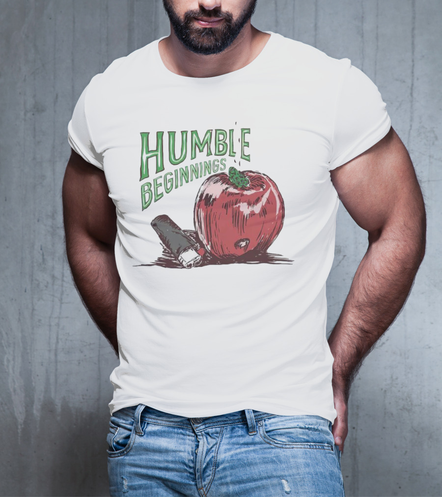 Humble Beginnings Apple With Pencil T-Shirt